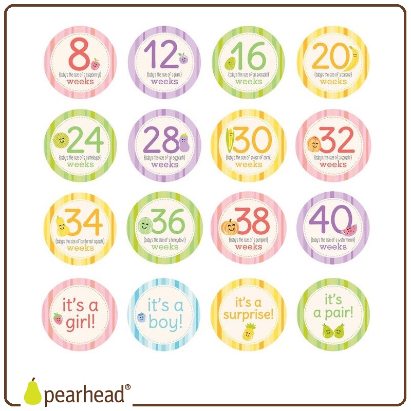 Pearhead Mommy Belly Stickers