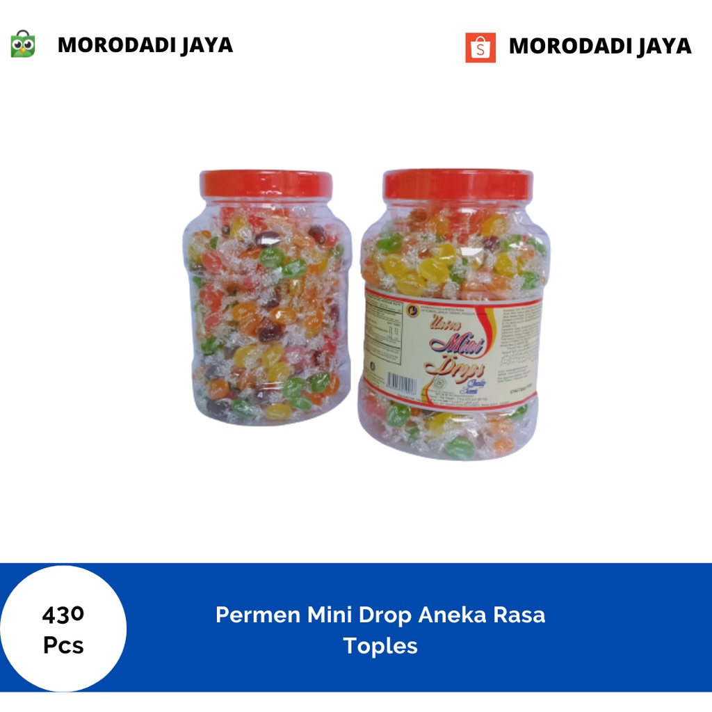 

Permen Minidrop aneka rasa Toples