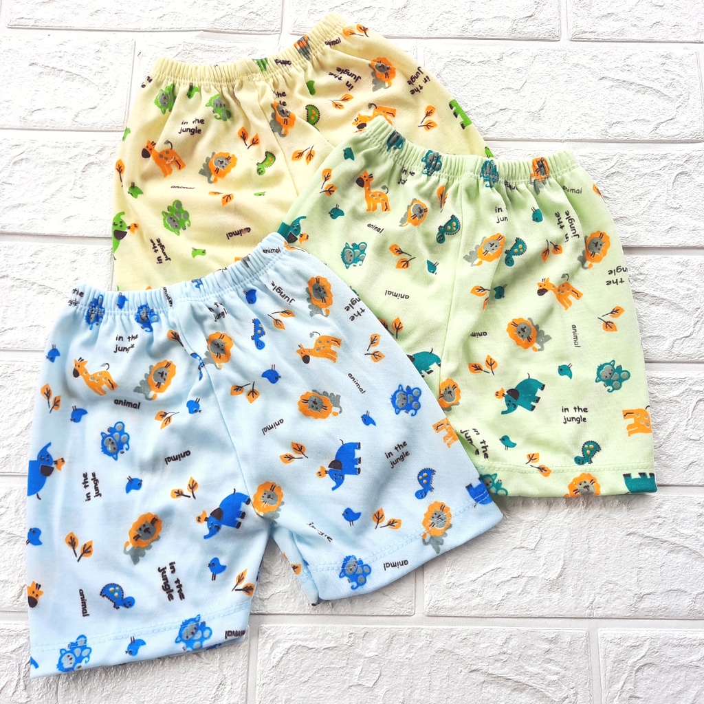 Setelan Baju Bayi Baru Lahir Pendek 1 Stel Motif Warna Murah