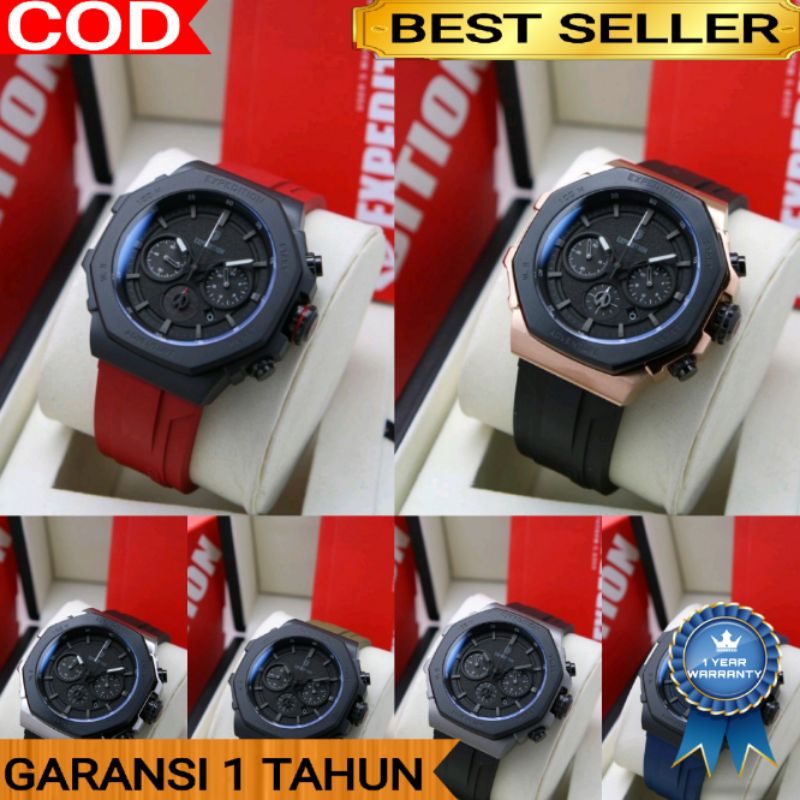 JAM EXPEDITION PRIA E 6816 E6816 ORIGINAL GARANSI RESMI 1 TAHUN