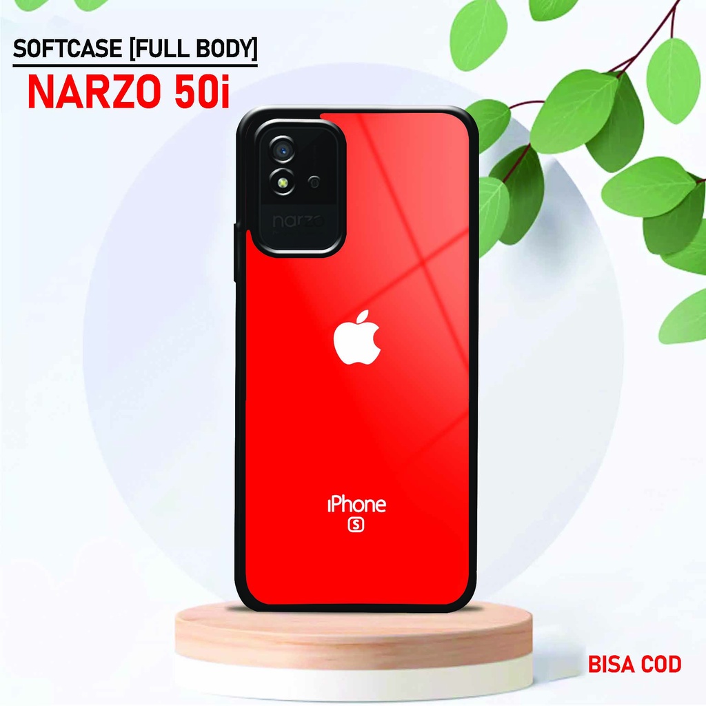 Softcase Glossy Realme Narzo 50i - Fashion Case [ UC 4 ] Realme Narzo 50i - Softcase Mengkilat Realm