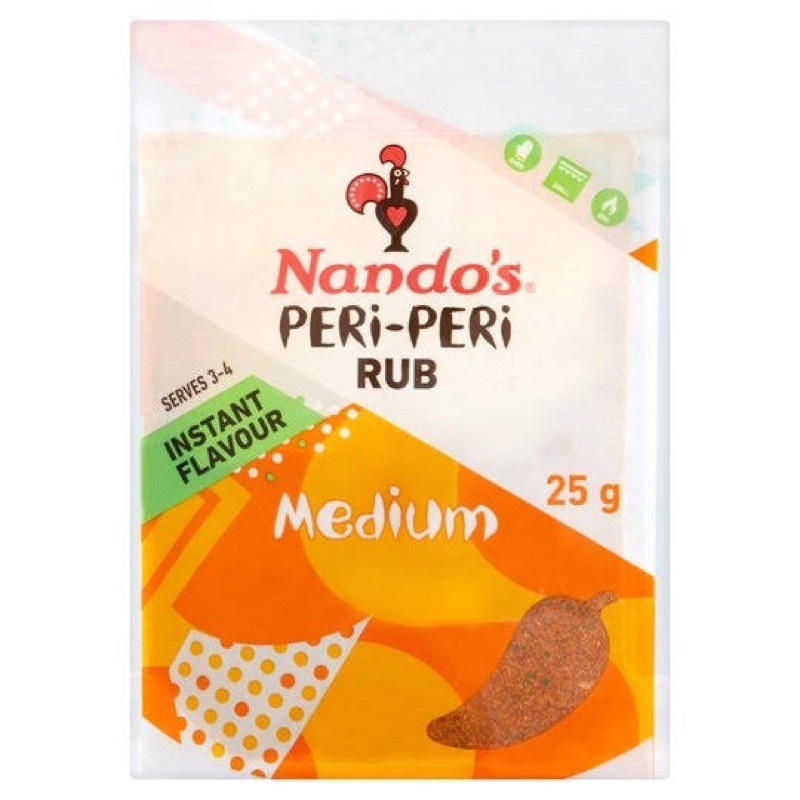 

Nando's Peri Peri Rub Medium BBQ Bumbu Daging Panggang Barbeque Ayam