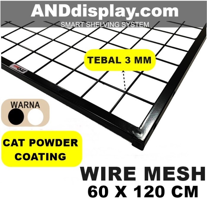 WIRE GRID MESH 60 X 120 CM - KAWAT JARING KOTAK - RAM DINDING BINGKAI