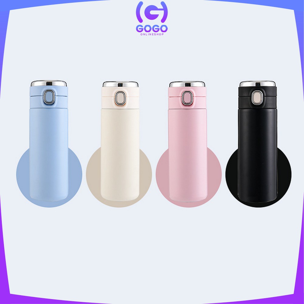 GOGO-C720 Termos Air Panas 420ML Botol Minum Vacuum Flask Digital Led Display Temperatur / Thermos Tumbler Stainless Steel Portabel Import