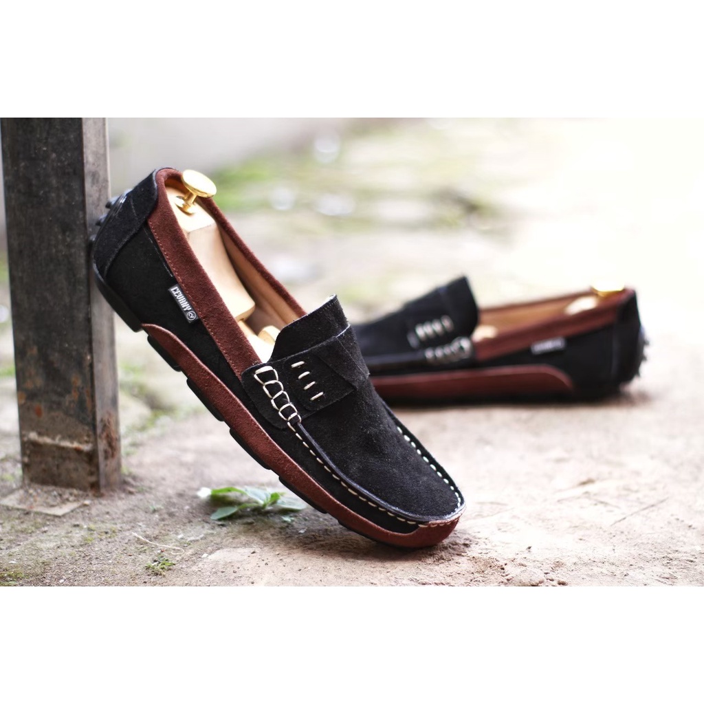 Sepatu Loafers Casual Pria Original Cevany Aharon
