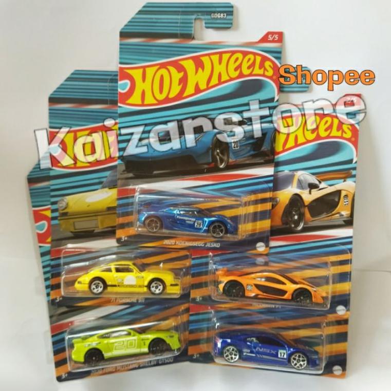 TERBARU Hot Wheels Racing Circuit Series 2022 Hotwheels 2020 Koenigsegg Jesko 71 Porsche 911 Mclaren
