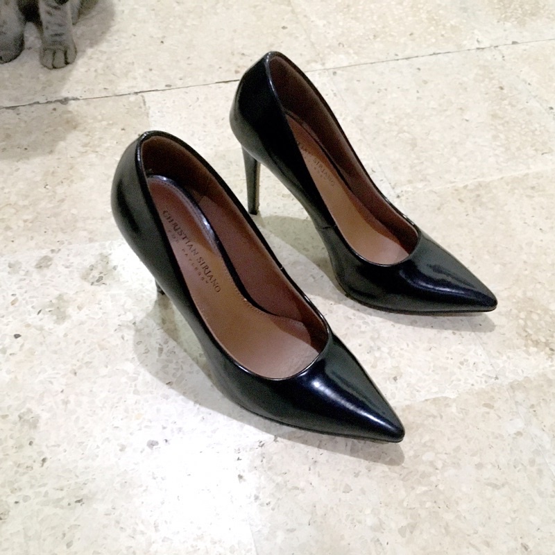 Christian Siriano for Payless Women's Habit Pointed Black Pumps Preloved