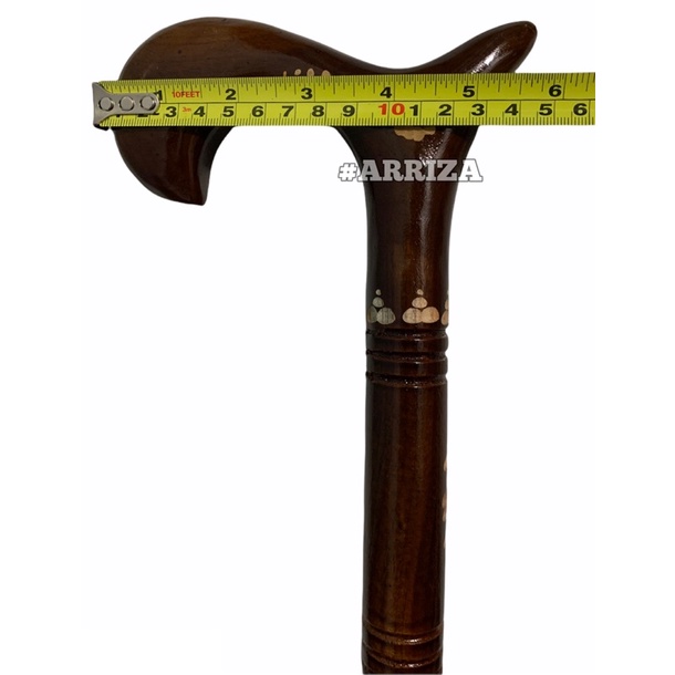 Tongkat Jalan Kayu / Tongkat Kaki 1 / Tongkat Lansia / Teken Ukir Cukit / Tongkat Ukir Cukit / Tongkat Kayu Jati Asli