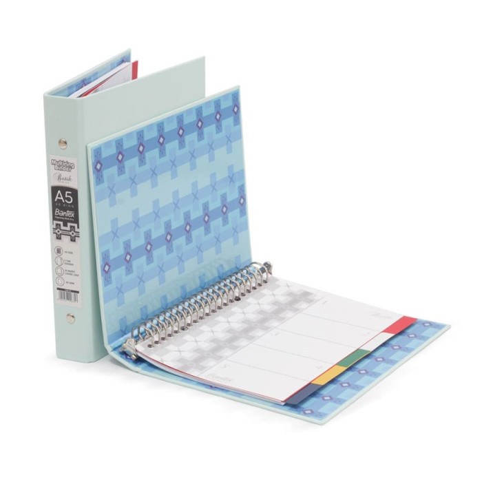 

BINDER / MULTI RING BINDER A5 20 HOLE BANTEX - 1334 76