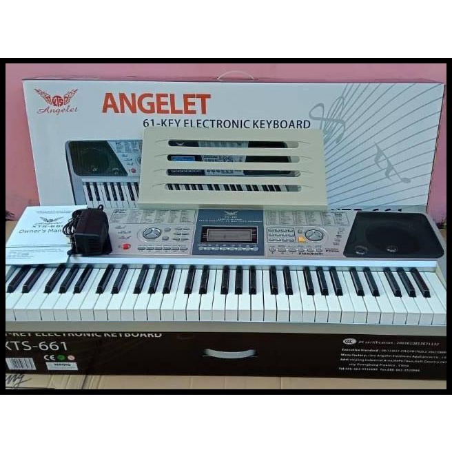 Keyboard Piano 61Key 200 Tones Rythm Angelet Xts-661 Original