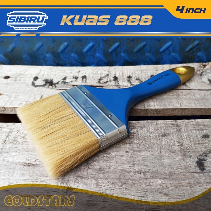 Kuas Tangan Original Sibiru Seri 888 uk 4 inch Kuas Cat