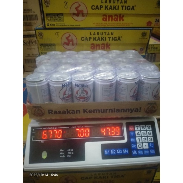 

susu steril bear brand 189ml,per karton isi 30.