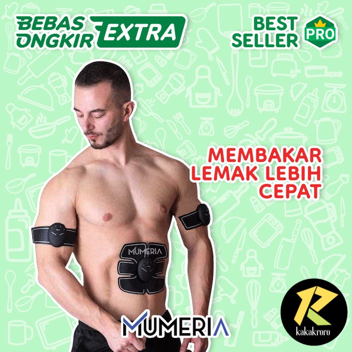 SIXPAD ABS Fit Training Gear - Alat Penghancur Lemak Perut Tangan