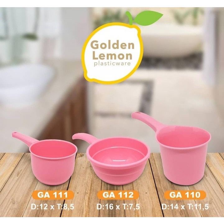 gayung air gayung mandi golden sunkist 3 model murah ga-110