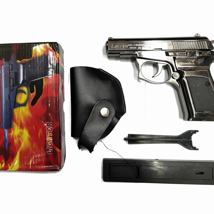 Korek Api Gas Model Pistol Makarov Full Besi