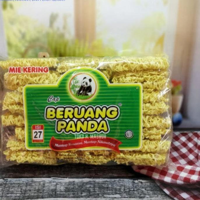 

↠ Mie Kering Beruang Panda Isi 27 Keping 500gr ェ