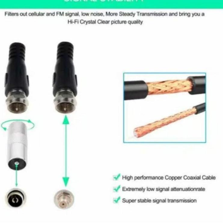 Terlaris [100% ORIGINAL] ANTENA TV DIGITAL TAFFWARE INDOOR