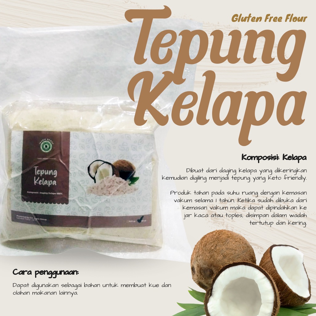 

Tepung Kelapa Ikarie Organic - 250 gram