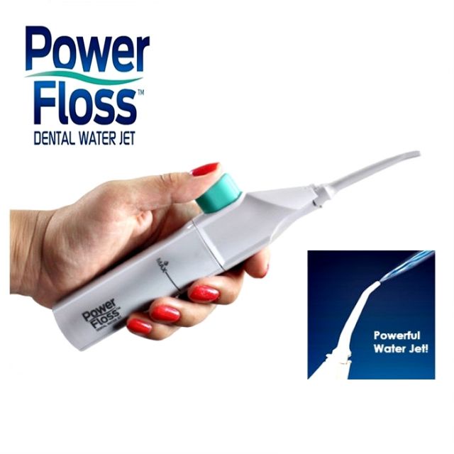 ✅ 100% Asli Power Floss Dental Water Jet Alat Pembersih Gigi Semprot Karang Gigi Pembersih Sela Gigi