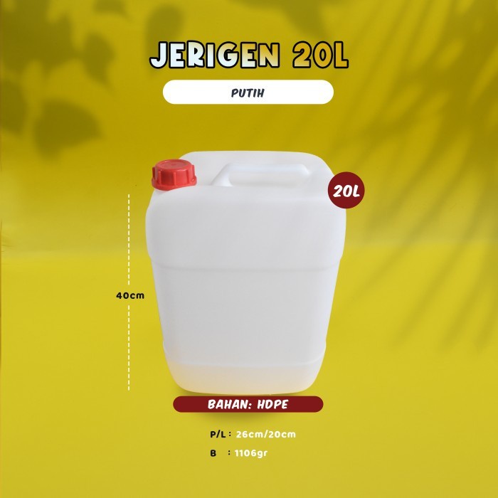 JERIGEN AIR 20 LITER, JERIGEN 27 LITER & JERIGEN 30 LITER BIRU - HDPE