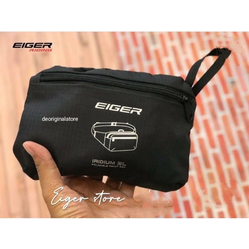Terlaris Eiger1989 Iridium Foldable 2L Waistbag