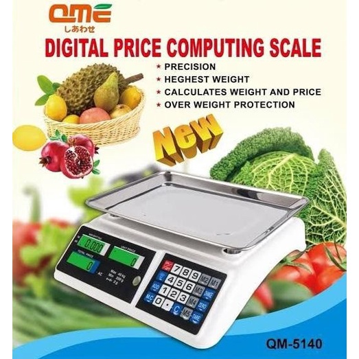 Ome Qm-5140 Timbangan Buah Digital 40Kg BERGARANSI RESMI