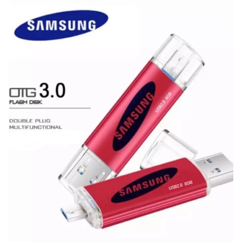 Flashdisk OTG USB Flash Drive OTG &amp; USB 2.0 4GB-8GB-16GB-32GB-64GB-128GB Compatible For All SmartPhone 2 in 1 Flash Disk USB Drive