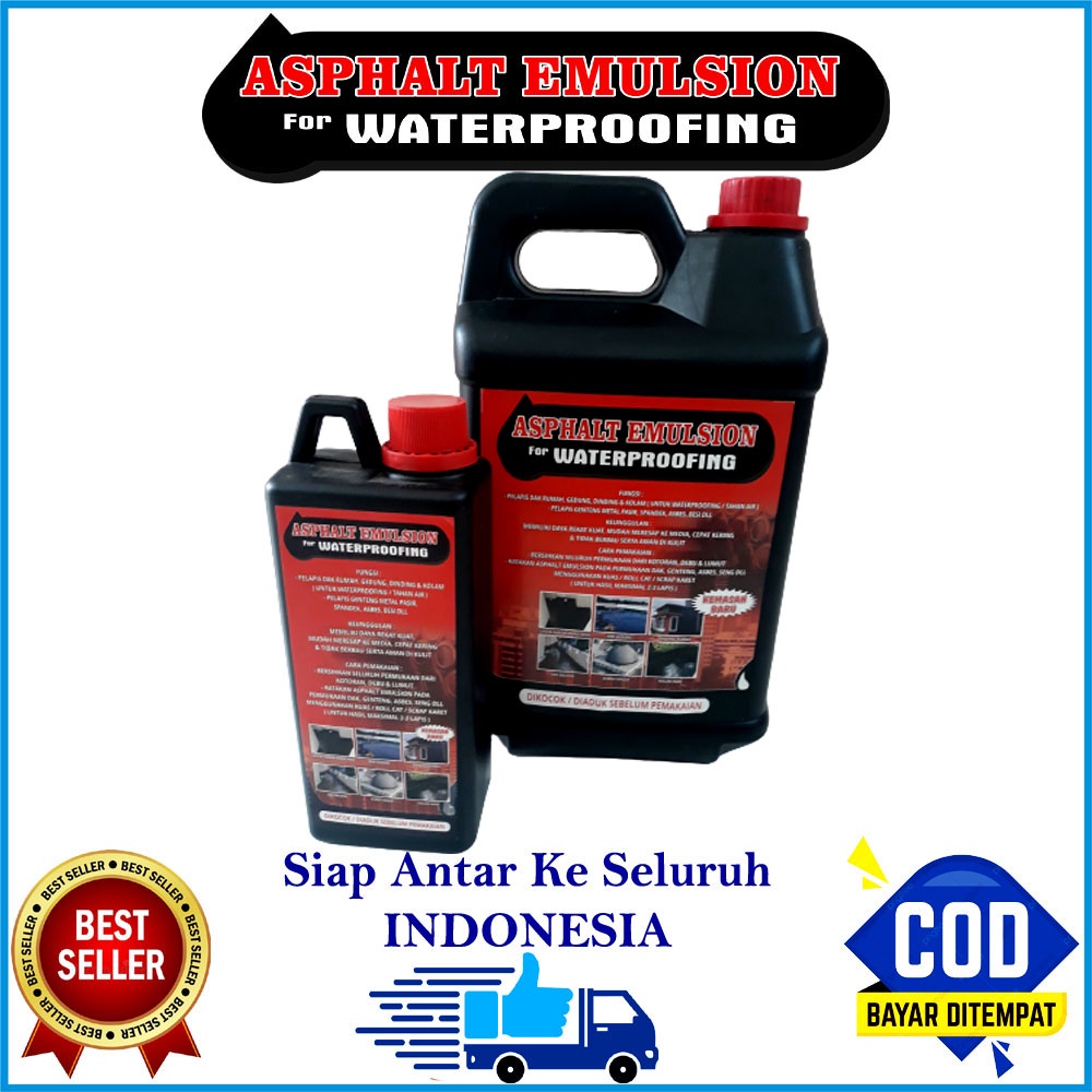 Jual Asphalt Emulsion For Waterproofing Aspal Cair Emulsion Waterproof Anti Bocor Dan Rembes 1 9530