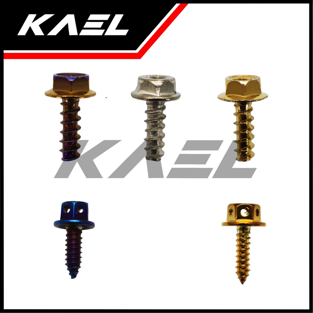 Baut Body Probolt 2 Kunci-Flower Yamaha Gold-Chrome-Twotone Baud Bodi Cover 2-Two Tone Beat FI-F1-Pop-eSP-Street/Vario 110-125-150/Mio M3-Z-S-Smile-Sporty/Scoopy-New LED/NMAX/PCX/Aerox/Soul GT/X-Ride/Spacy/Fino-Old-Lama-New Probol