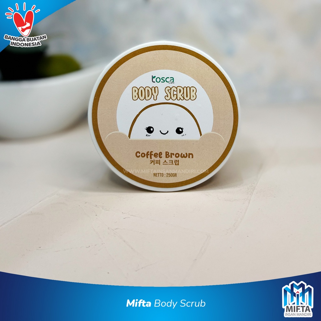 BODY SCRUB TOSCA LULUR / LULUR PELEMBUT DAN MENGHALUSKAN TUBUH