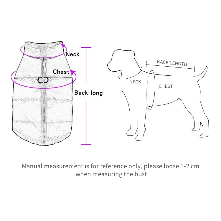 Jaket Rompi Hangat Tahan Air Dengan Ritsleting Untuk Anjing Kecil Sedang