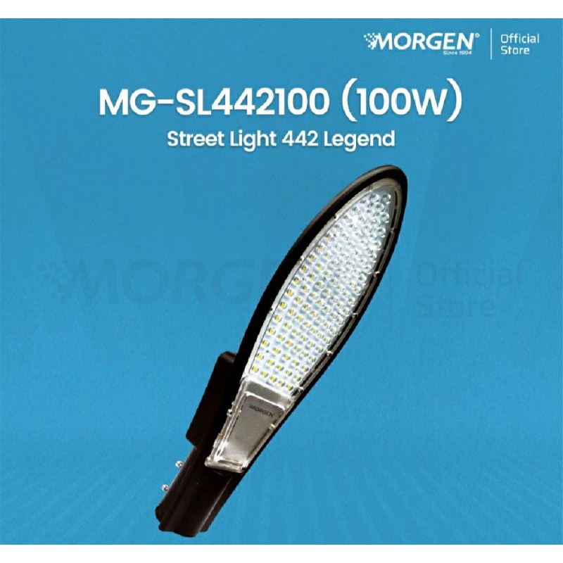 Morgen Led Street Light 442 100W 6500K - Lampu Jalan/PJU