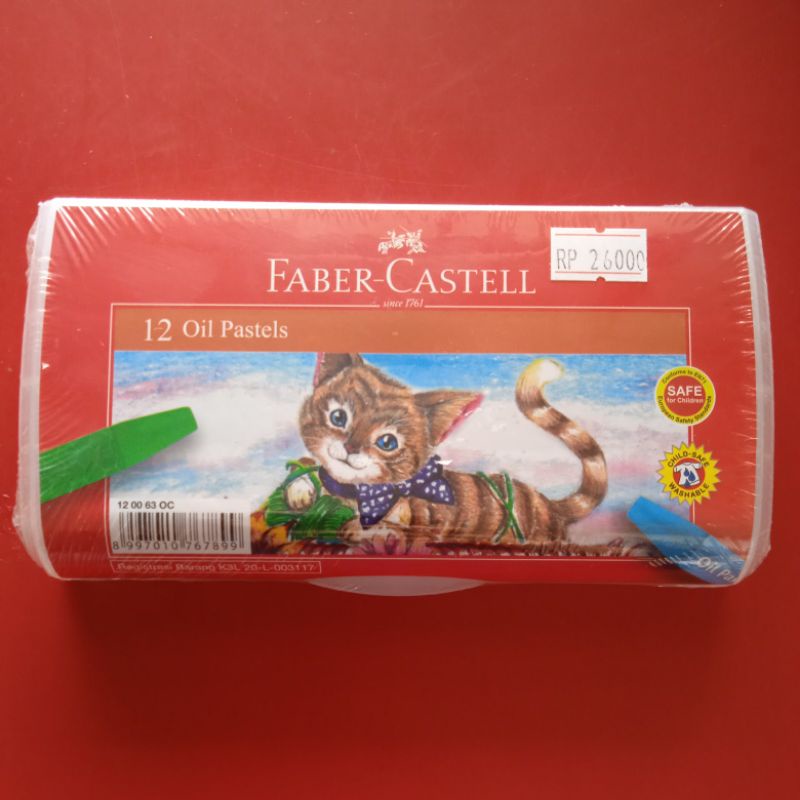 CRAYON Oil Pastels 12 Warna Faber Castell