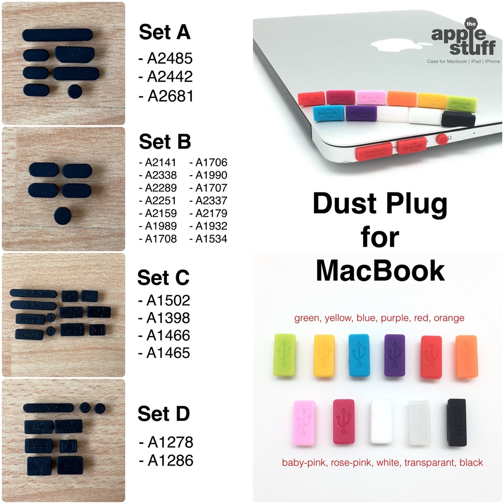 Dust Plug (Anti) Dustplug for Macbook