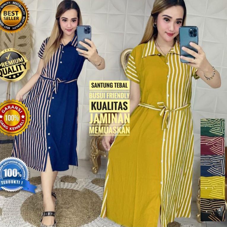 DASTER ANDIN2022 / DASTER  BLASTER SALUR / DASTER GARIS / DRES ANDIN MURAH MOTIF / DRESS ANDIN ELSA 
