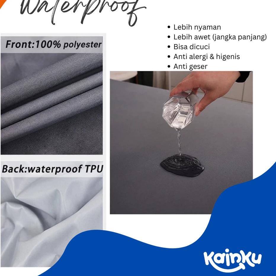 [KODE KTBHT] Sprei Waterproof Sultan Anti Air Ompol Bayi Manula KUALITAS NO 1 anti geser