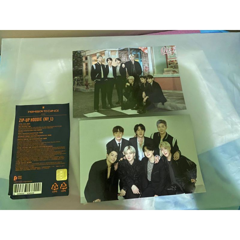 Official BTS Postcard Zip Up Hoodie PTD