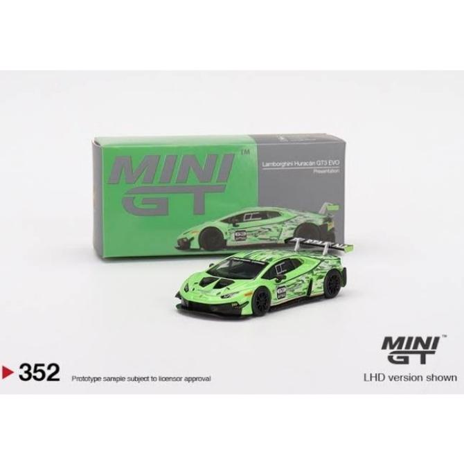 Mini GT Lamborghini Huracan GT3 EVO Presentation MGT 352