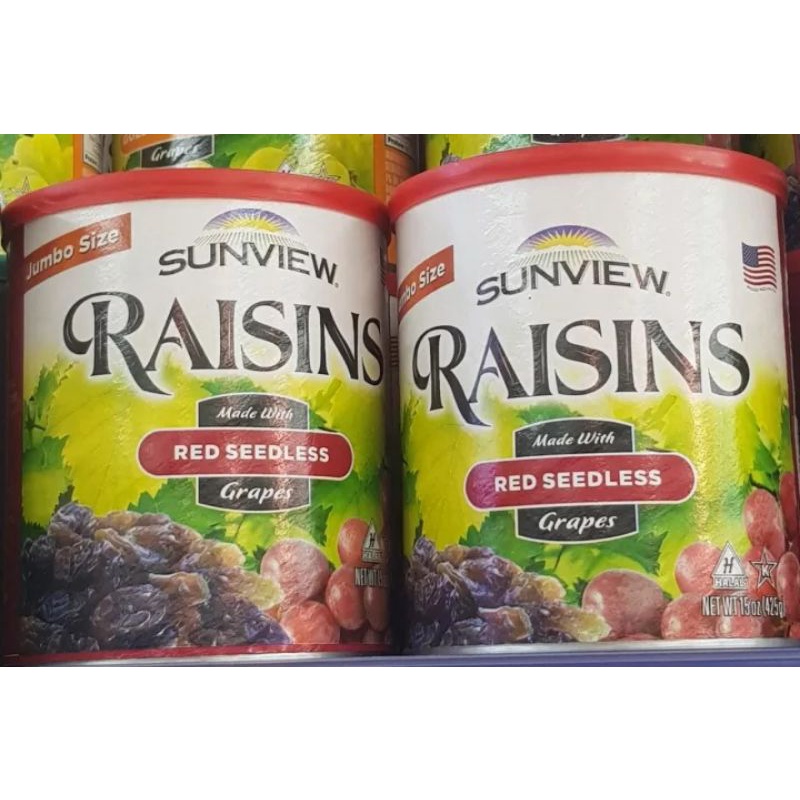 

sunview raisins seedless grapes makanan kaleng