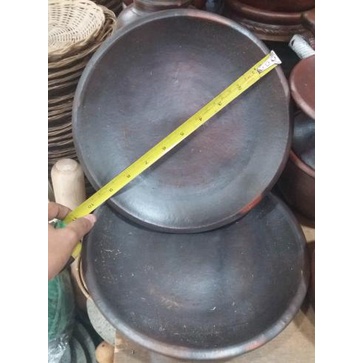 cobek tanah liat diameter 25cm (gerabah)