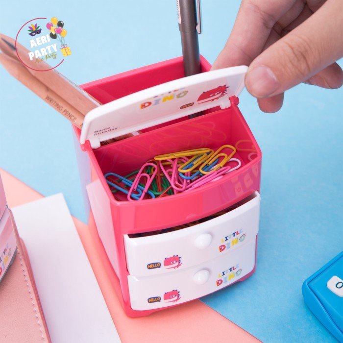 

DELI TEMPAT ALAT TULIS 4 SEKAT LITTLE DINO DESK ORGANIZER KULIAH E9136