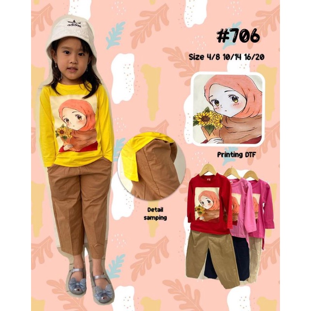 [PREMIUM BY REDKIDS] SETELAN ANAK PEREMPUAN VIRAL SLEBEW 2-8 TAHUN CELANA KATUN STRETCH / BAJU ANAK CEWEK VIRAL JEJE SLEBEW 2-8 TAHUN / BAJU SETELAN OVERSIZE ANAK VIRAL JEJE SLEBEW