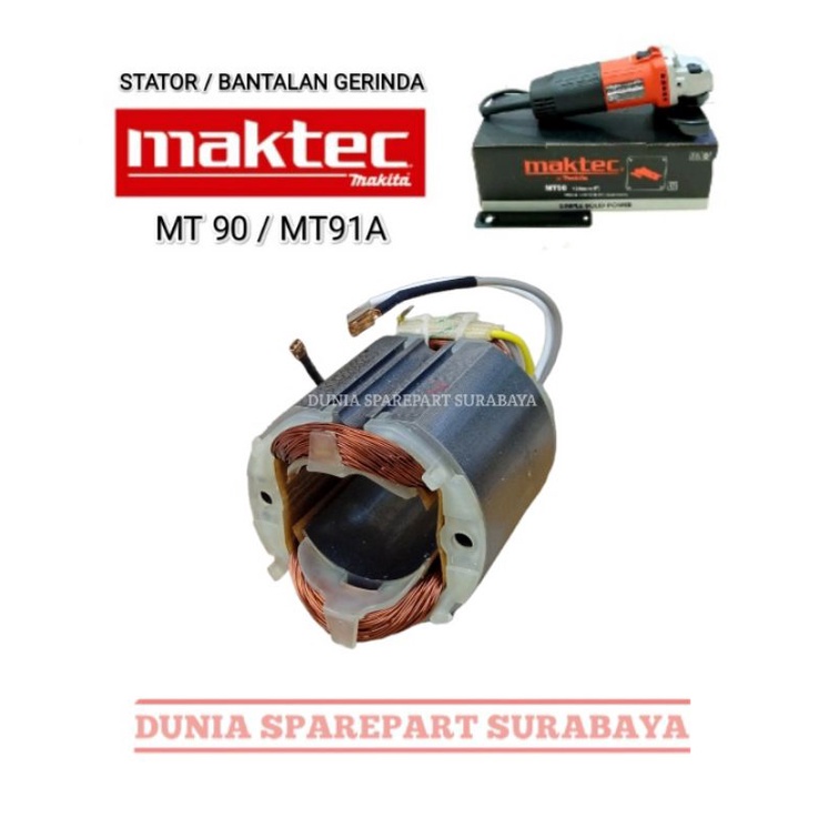 Jual Stator Mesin Gerinda Maktec Mt Mt Mt A Rumah Armature Bantalan Grinda Maktec Mt