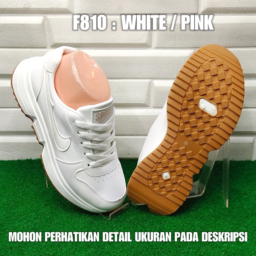 Sepatu Putih Cewek F810 / 913 Sepatu kuliah remaja perempuan terbaru SPTSW