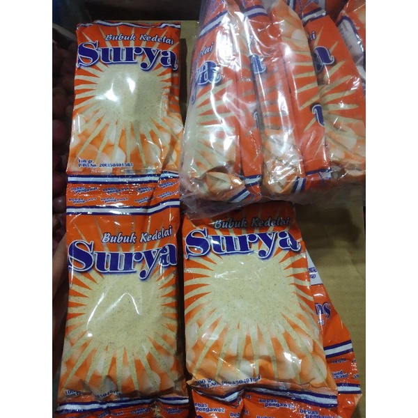 

Bubuk Kedelai Ketan Manis Cap Surya berat 100gr