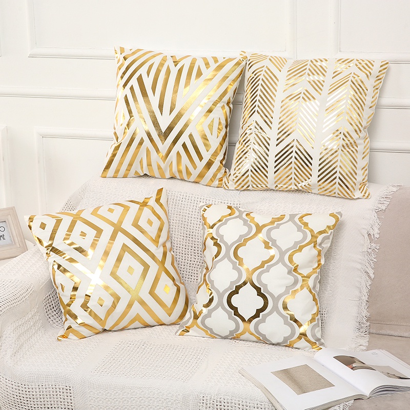 ETFELICEL Gold Series Pillow Cushion Cover / Sarung Bantal Bludru Sofa Kursi Vintage