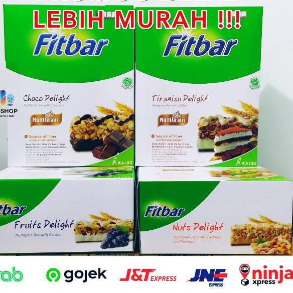 

✨New✨ FITBAR isi 12 pcs Rasa Tiramisu Coklat Nuts Fruits kemasan jumbo !