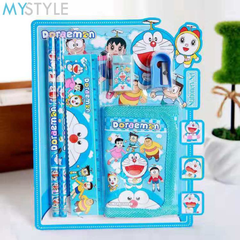 

Paket Alat Tulis + Dompet 6in1 Set