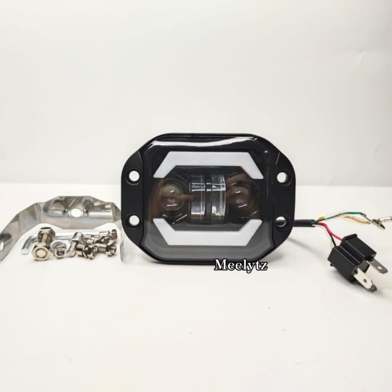 Lampu tembak Daymaker senja Lampu depan CRF KLX dll plus breket untuk semua kendaraan