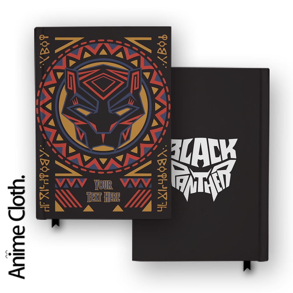 

Buku Catatan Notebook Black Panther 1 Custom Nama Agenda Jurnal Diary Hardcover A5 A6